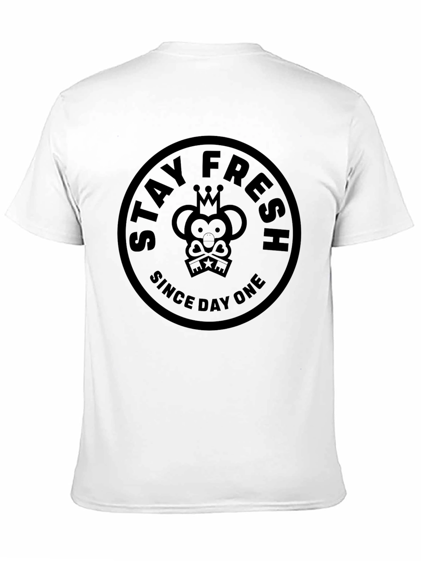 Stay Fresh Graphic Tee - Black