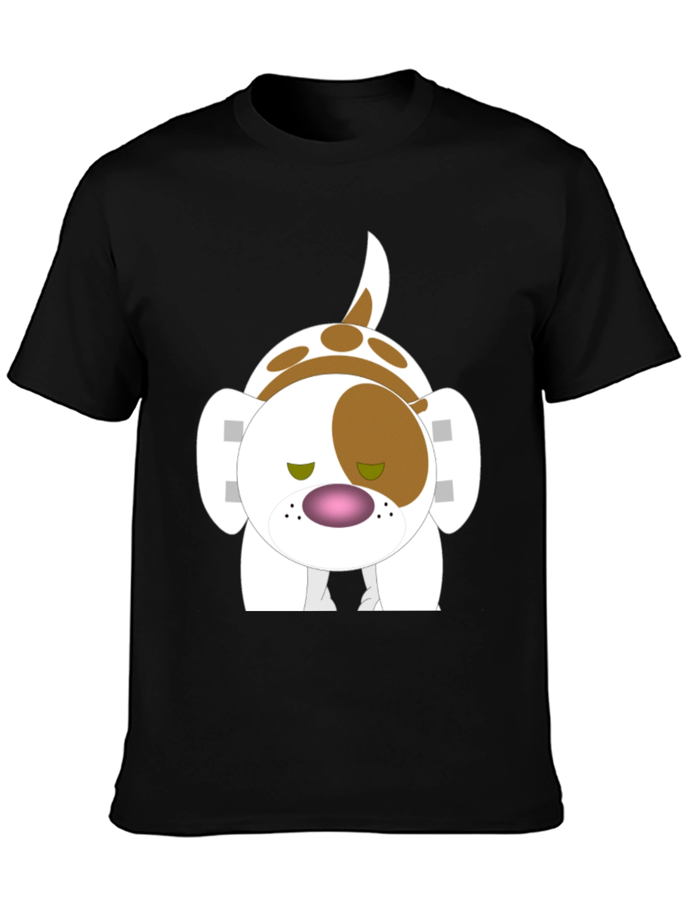 Cartoon Dog Graphic Tee - Stylish Casual Wear
