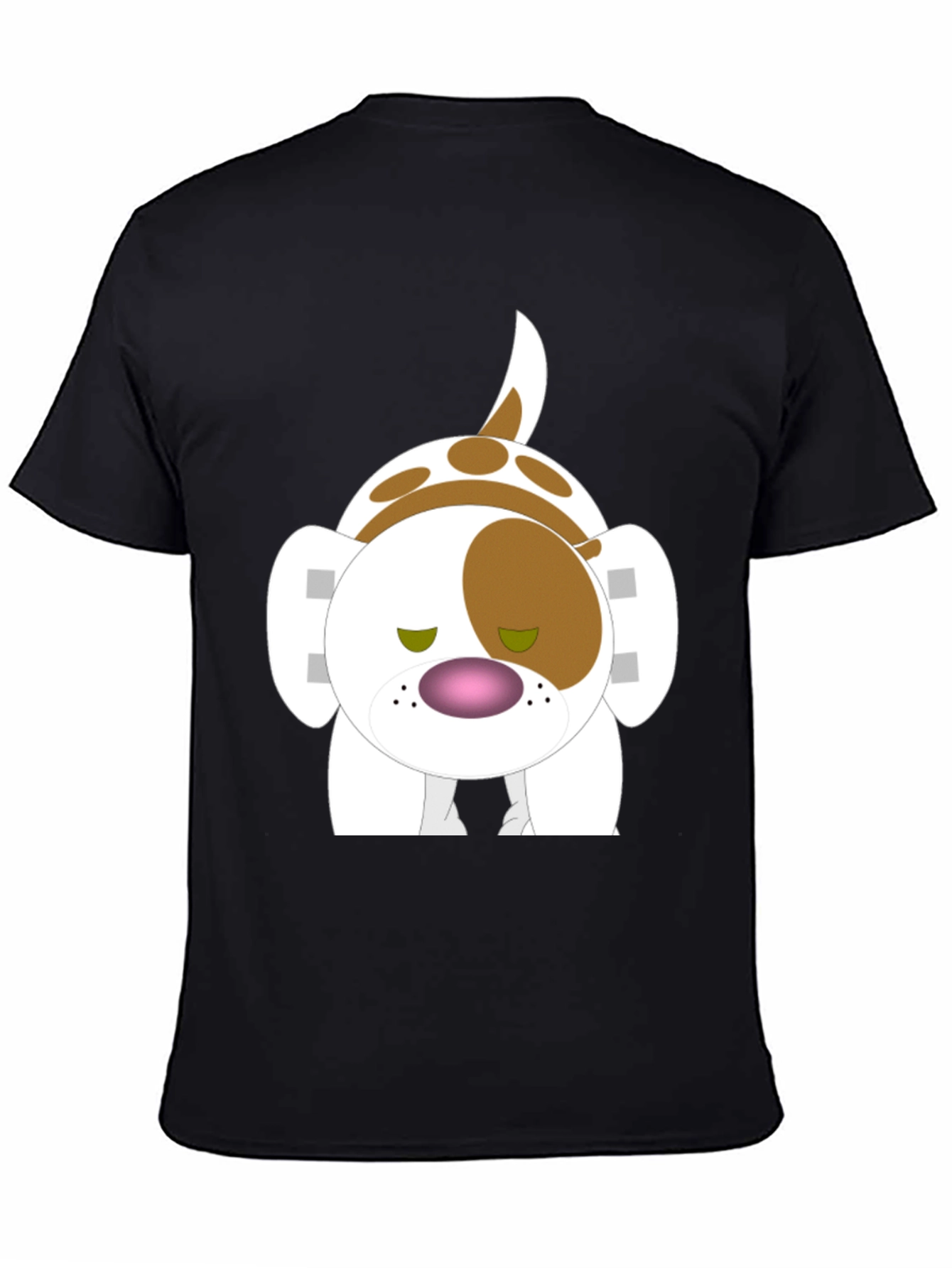 Cartoon Dog Graphic Tee - Stylish Casual Wear