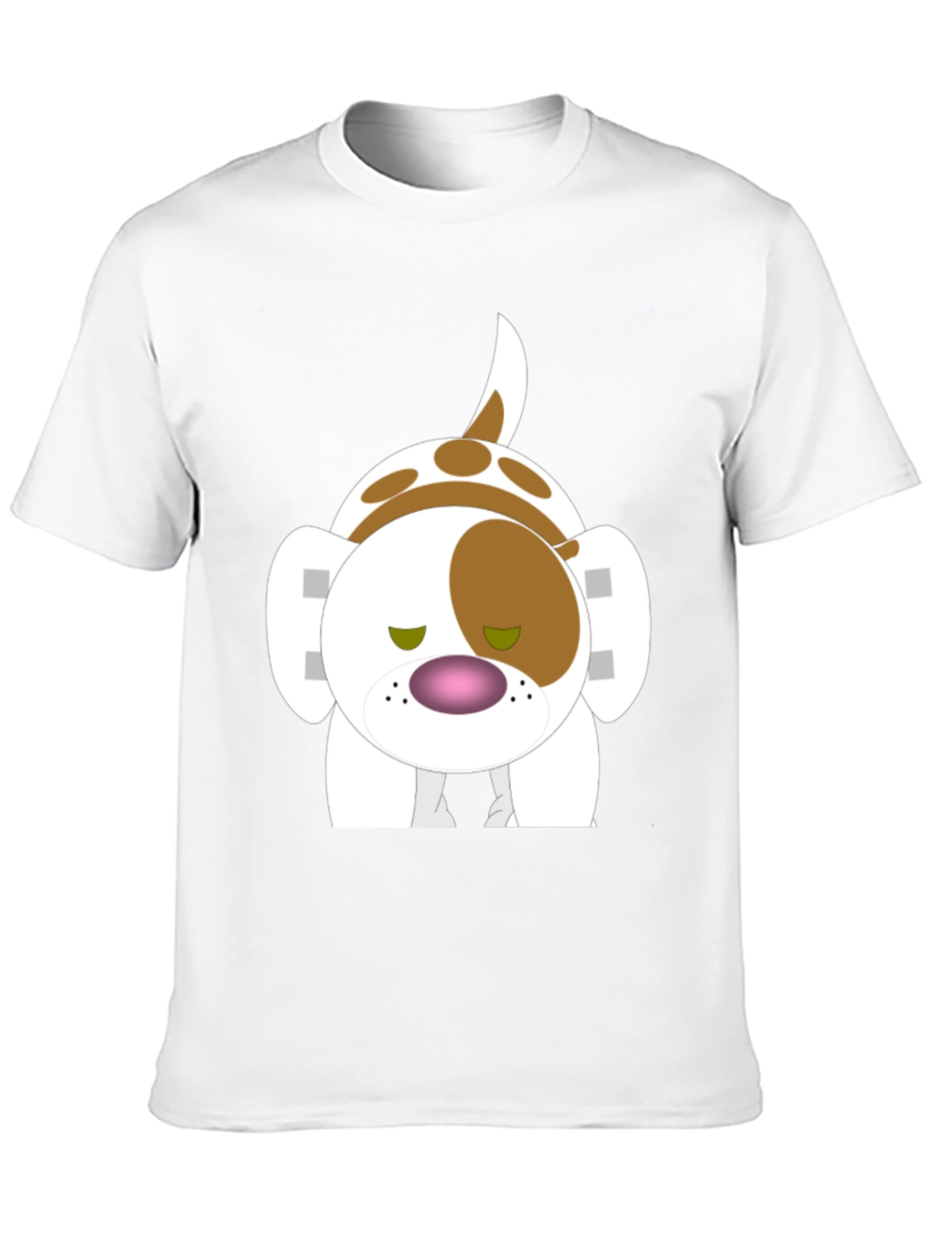 Cartoon Dog Graphic Tee - Stylish Casual Wear