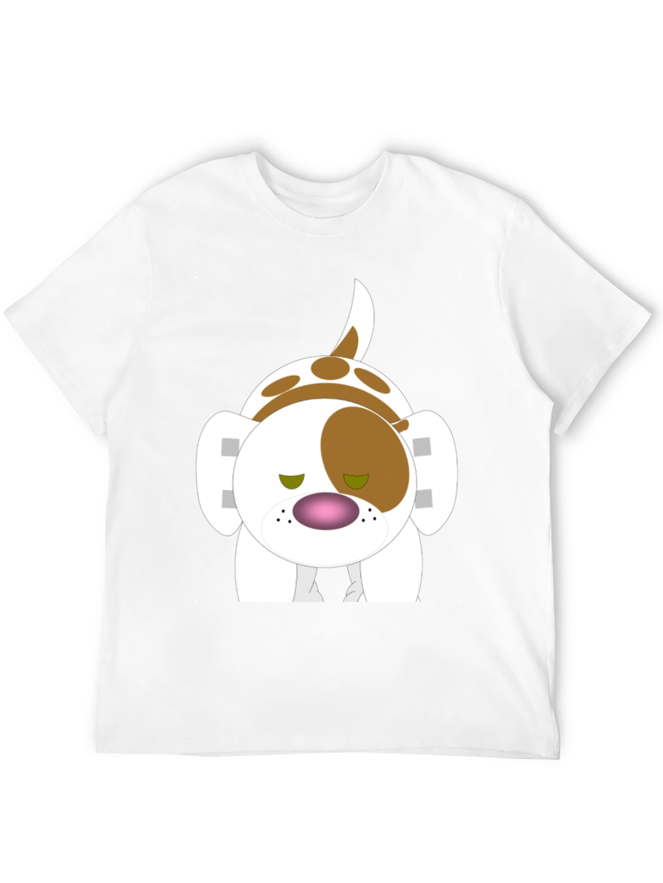 Cartoon Dog Graphic Tee - Stylish Casual Wear
