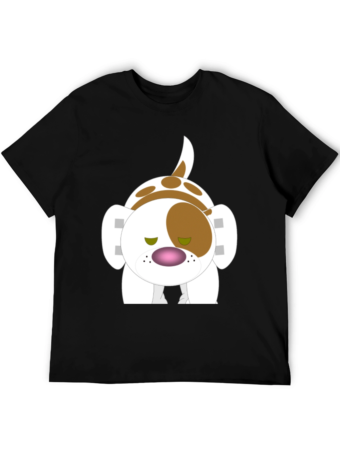 Cartoon Dog Graphic Tee - Stylish Casual Wear