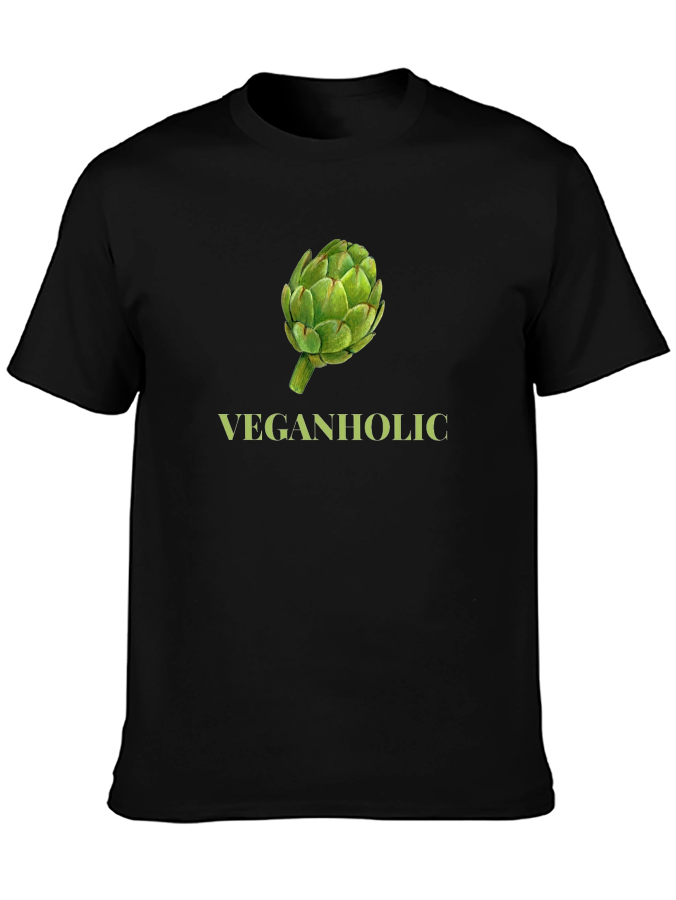 Veganholic T-Shirt - Artichoke Graphic Tee