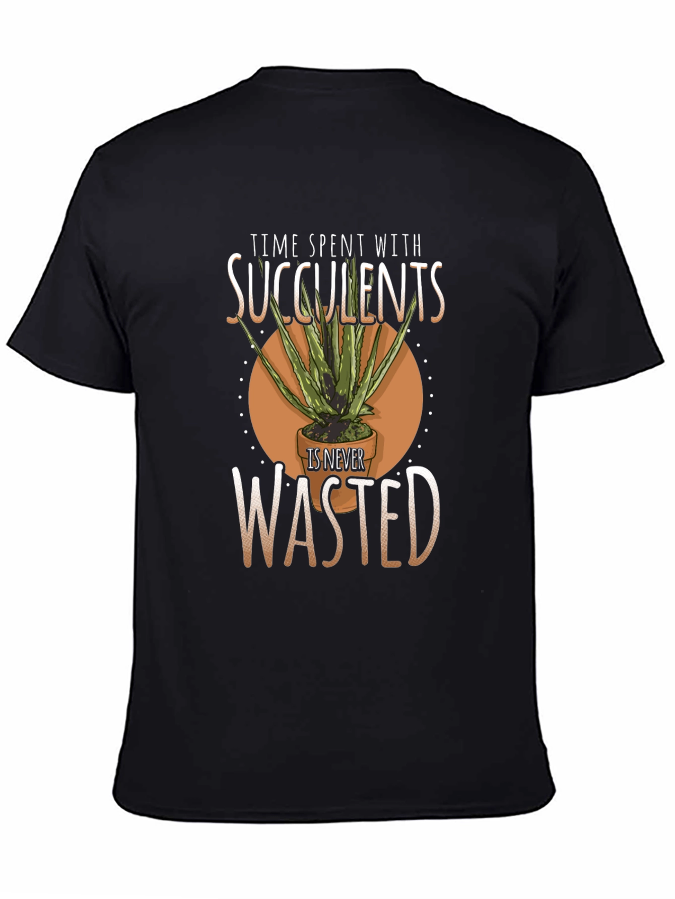 Succulent Lover Graphic T-Shirt - Time Well Spent