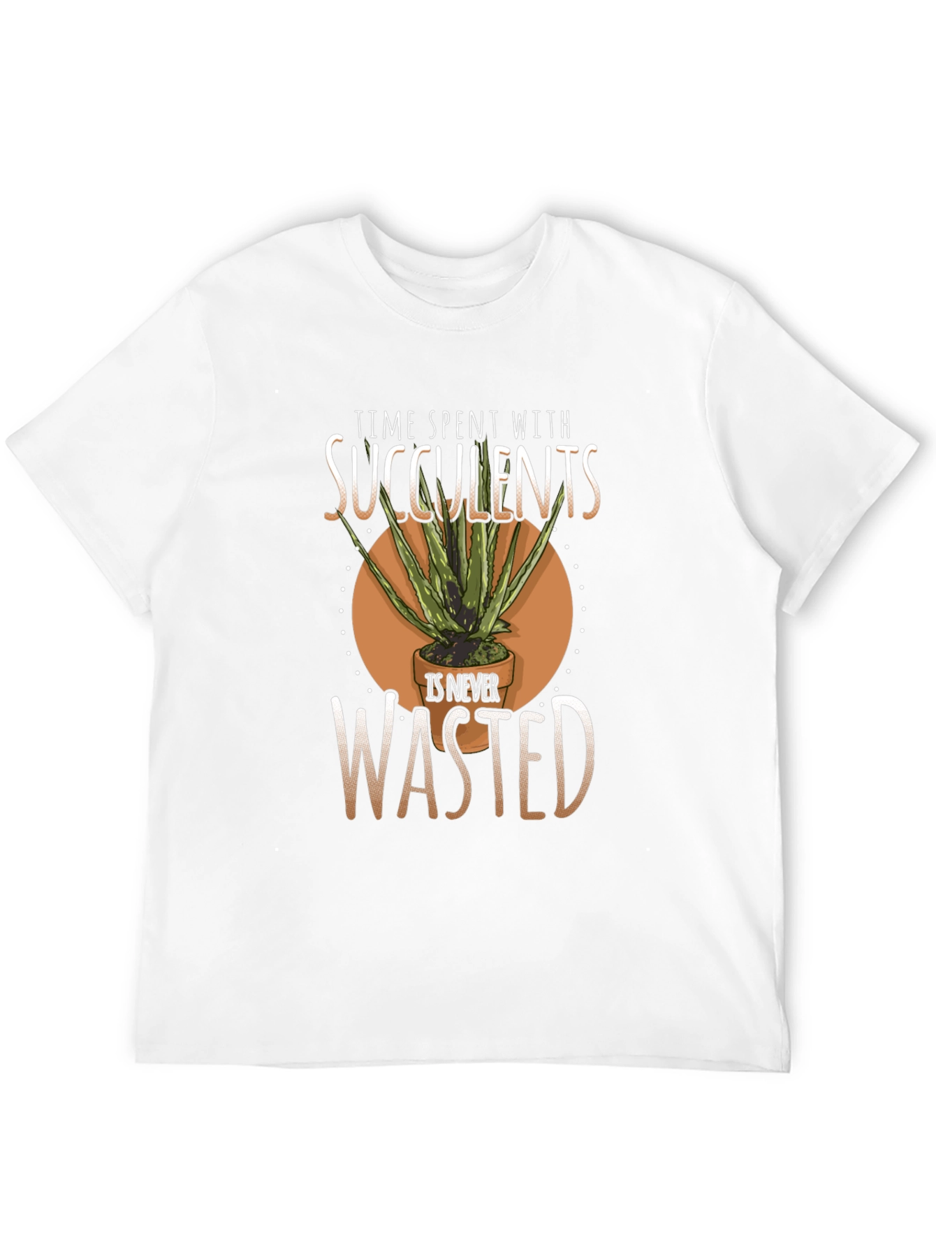 Succulent Lover Graphic T-Shirt - Time Well Spent