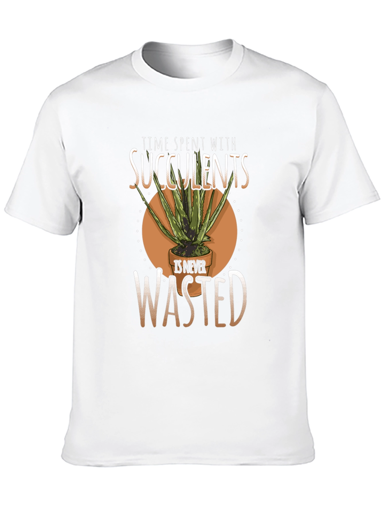 Succulent Lover Graphic T-Shirt - Time Well Spent