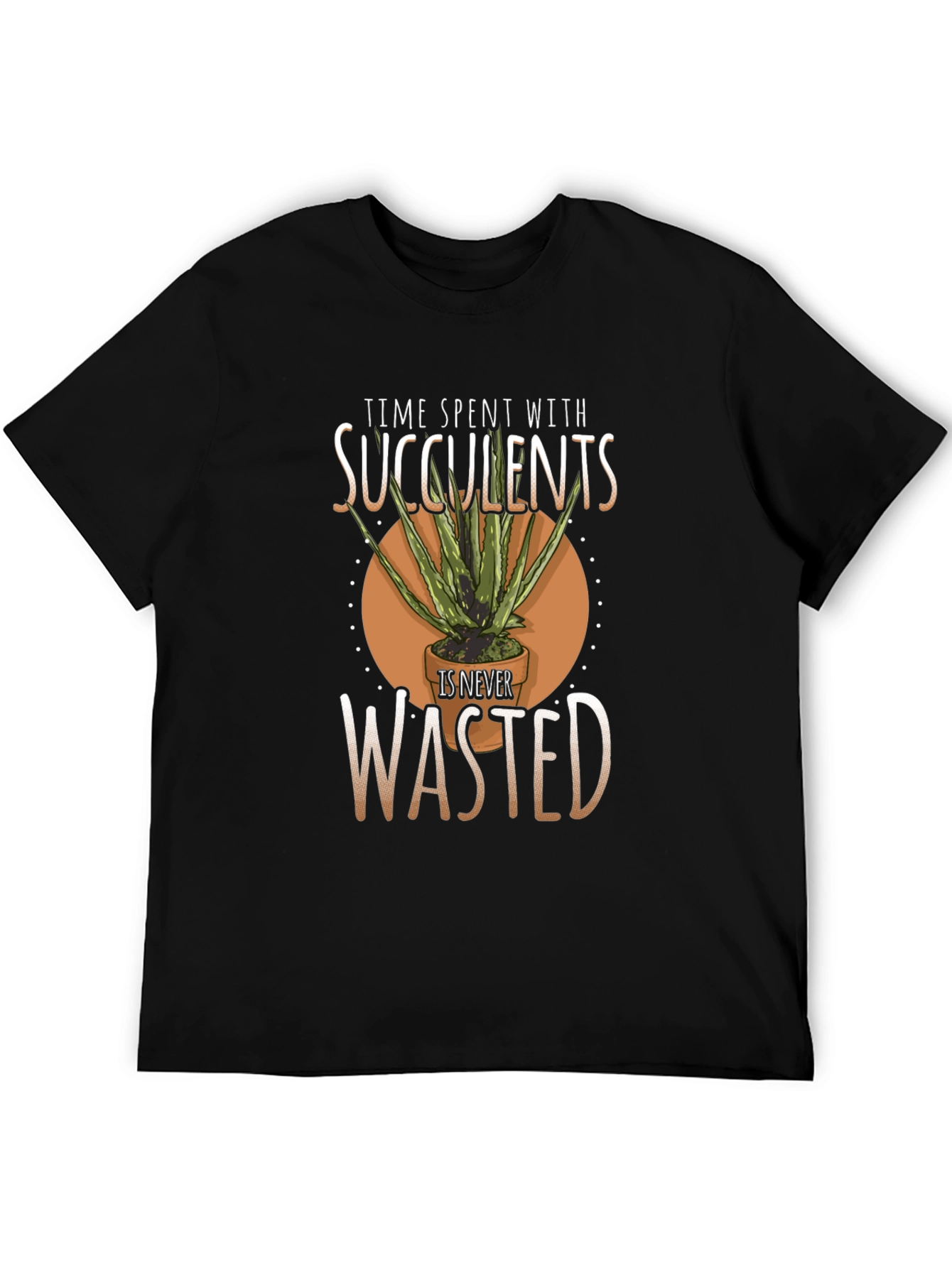 Succulent Lover Graphic T-Shirt - Time Well Spent