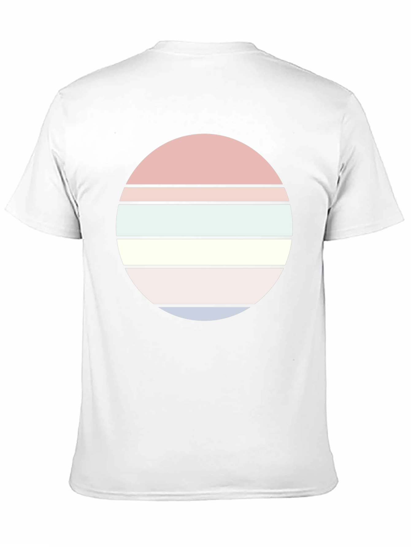 Retro Sunset Graphic Tee - Stylish Cotton Blend T-Shirt
