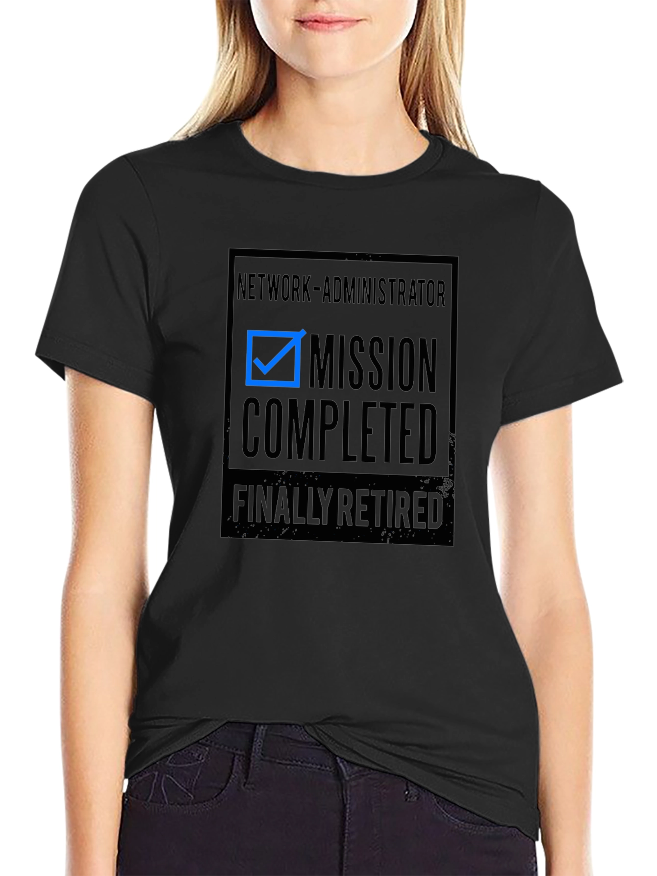 Retired Network Administrator Mission Complete T-Shirt
