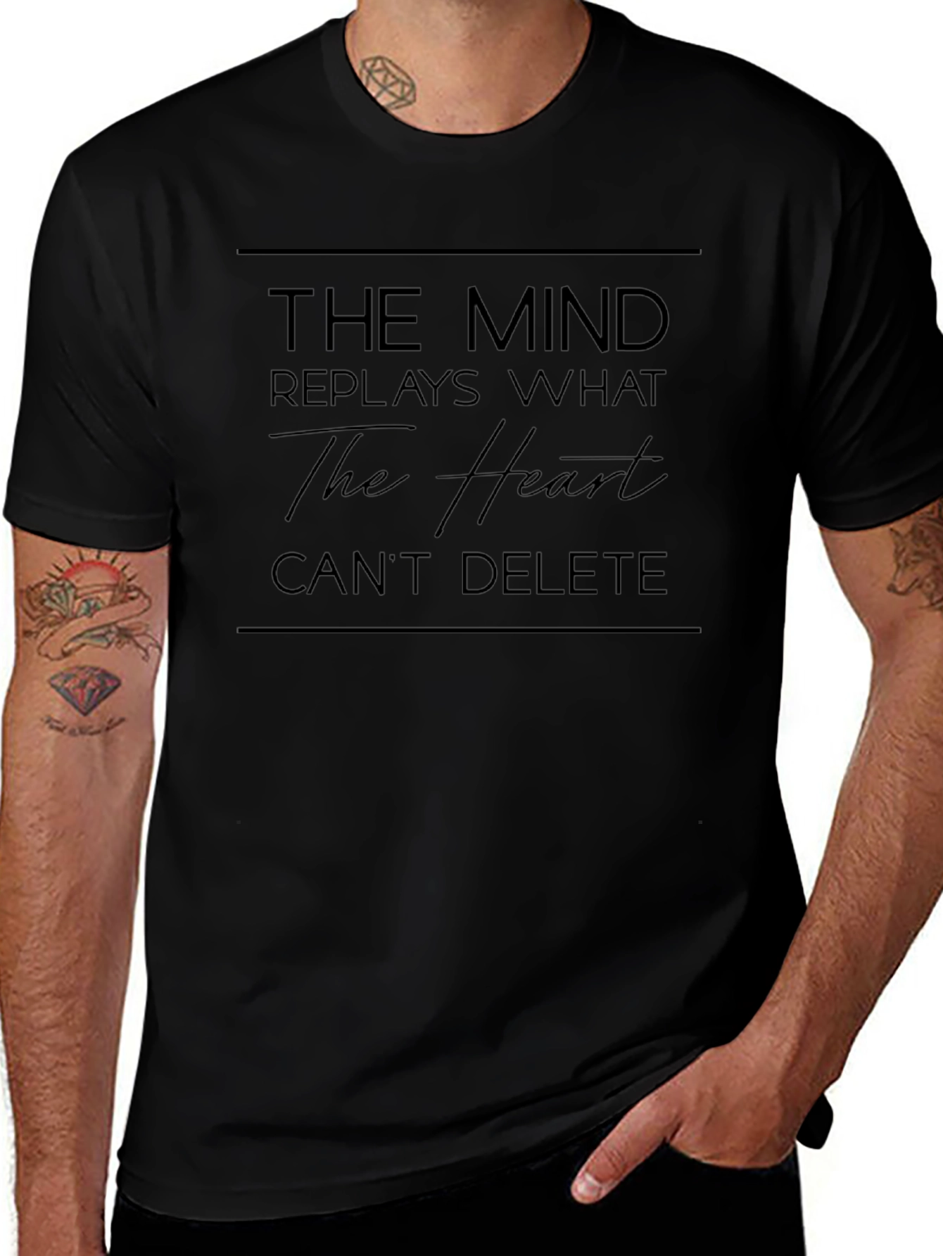 The Mind Replays What the Heart Cant Delete T-Shirt