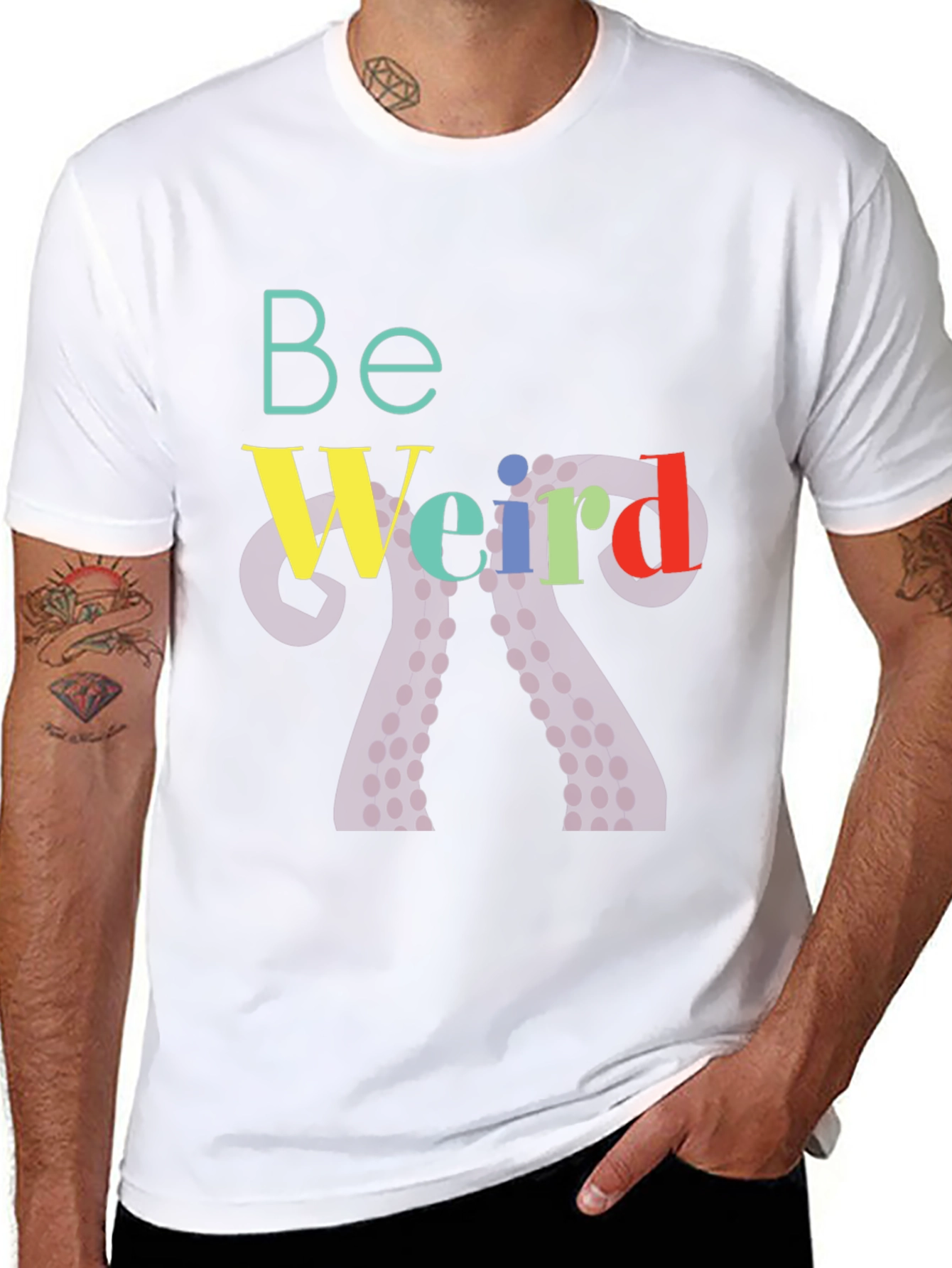 Be Weird Octopus Tentacle T-Shirt