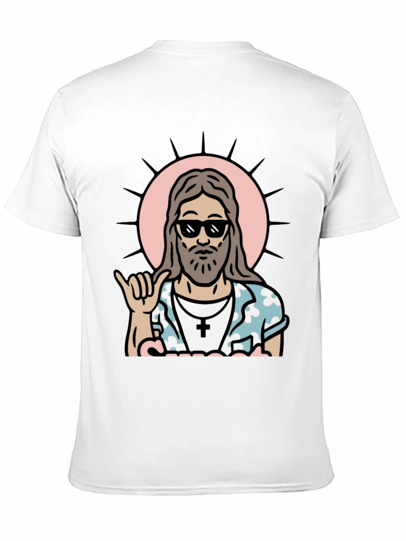 Cool Jesus Graphic T-Shirt - Black Tee