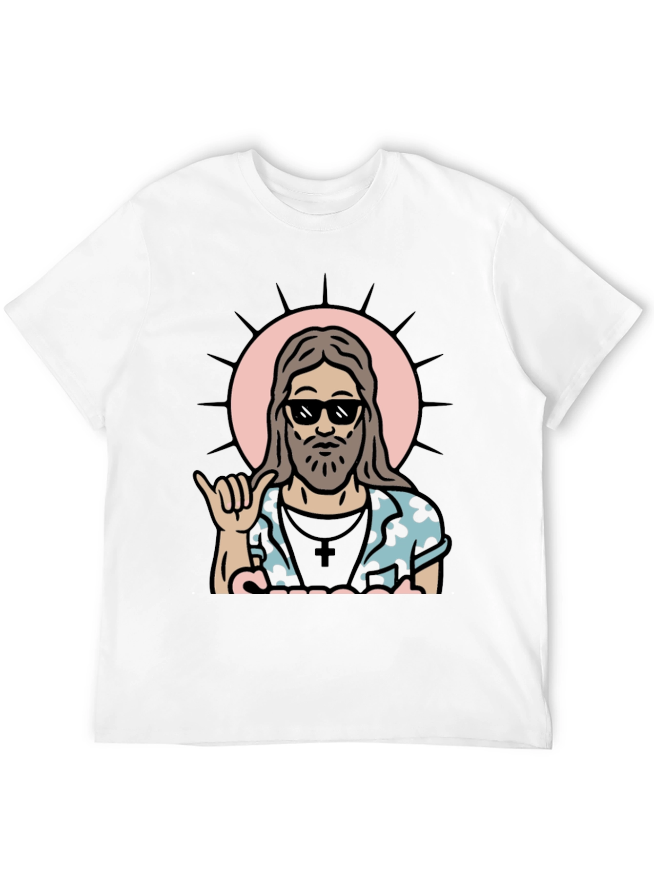 Cool Jesus Graphic T-Shirt - Black Tee