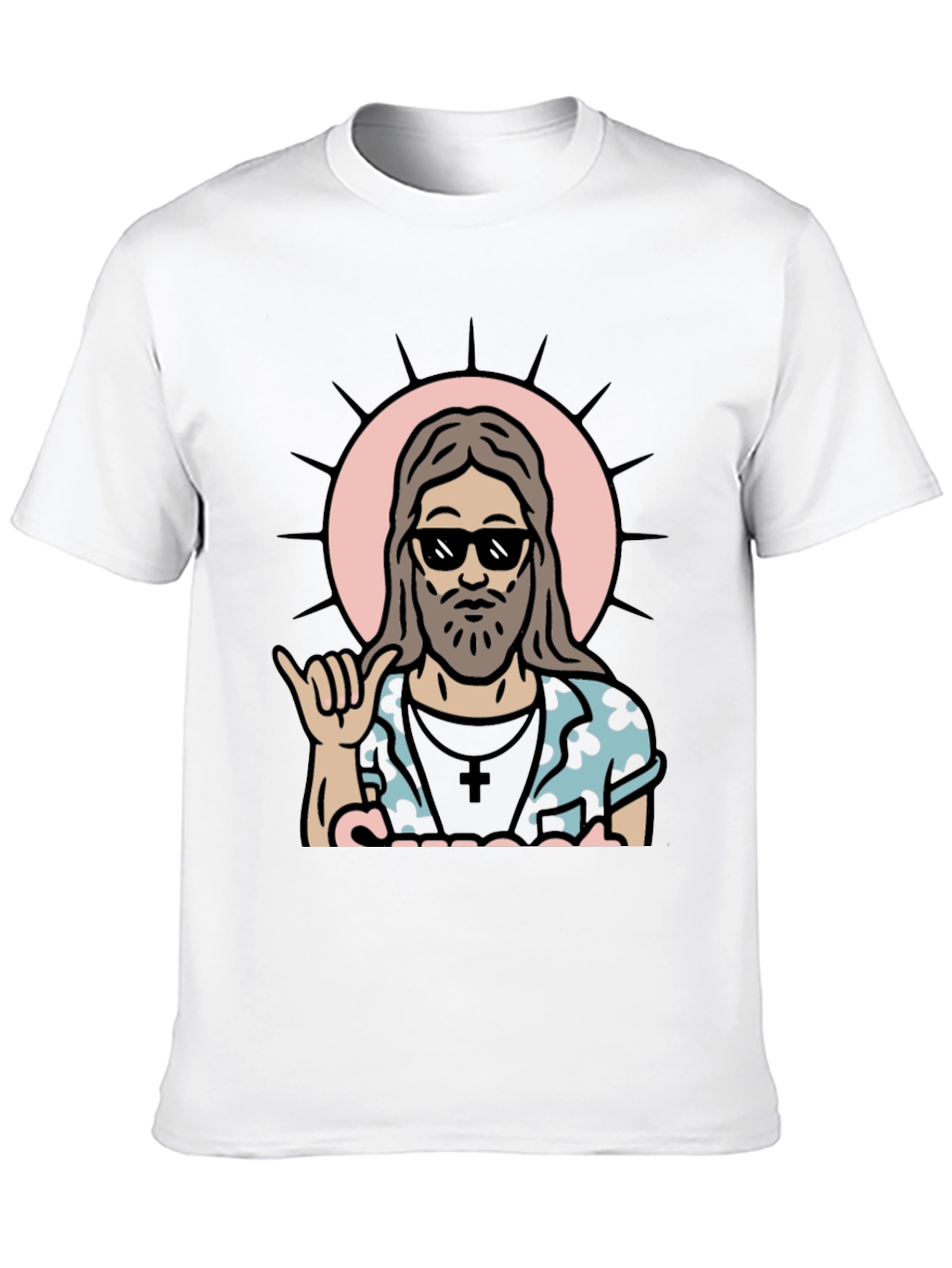 Cool Jesus Graphic T-Shirt - Black Tee