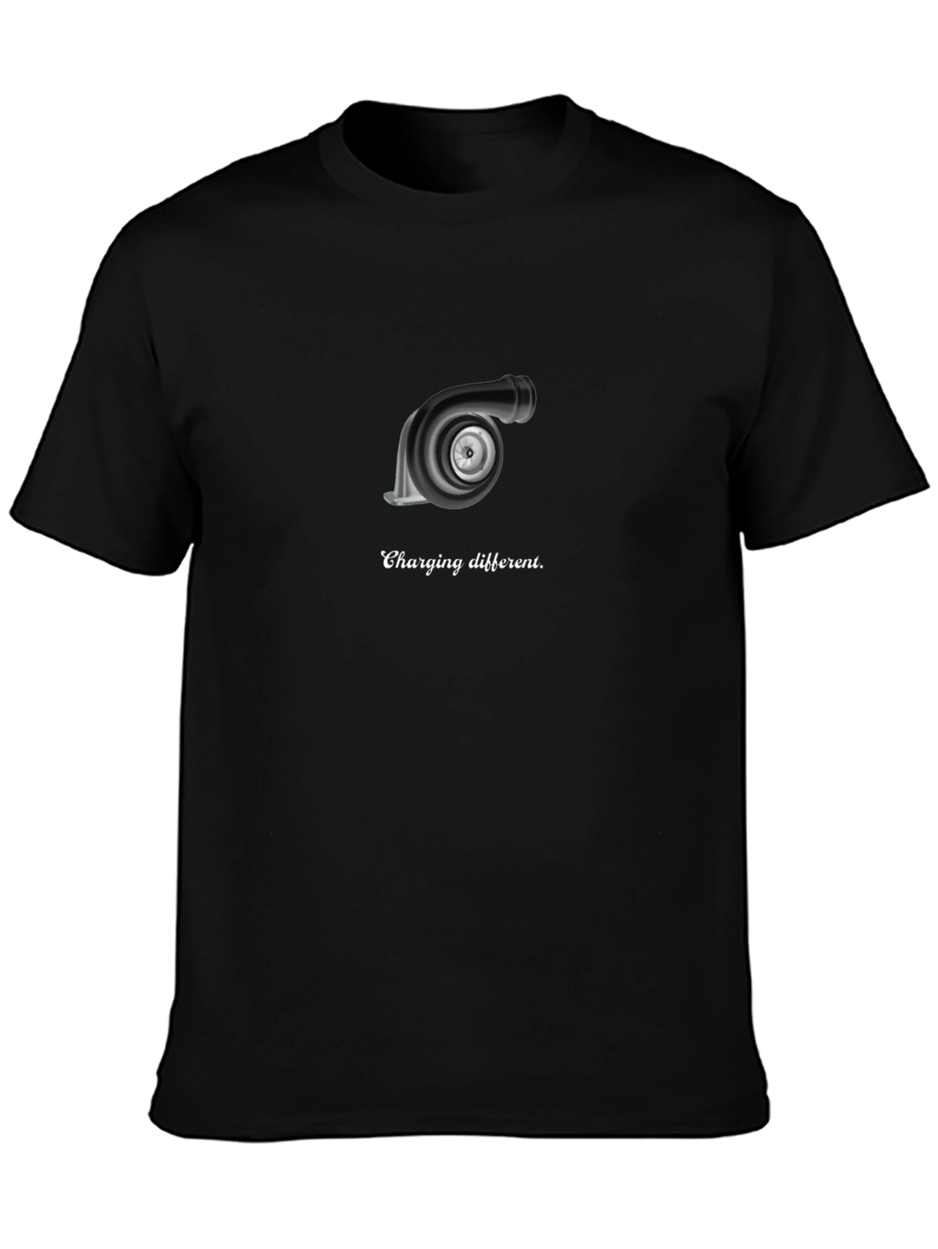Charging Different Turbo T-Shirt - Black