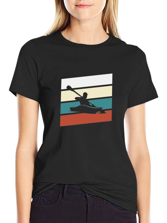 Retro Kayak Silhouette T-Shirt
