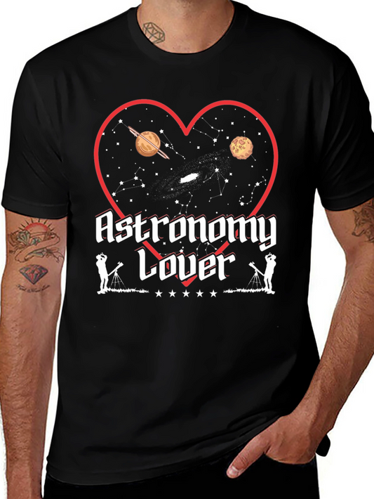 Astronomy Lover T-Shirt - Space Graphic Tee