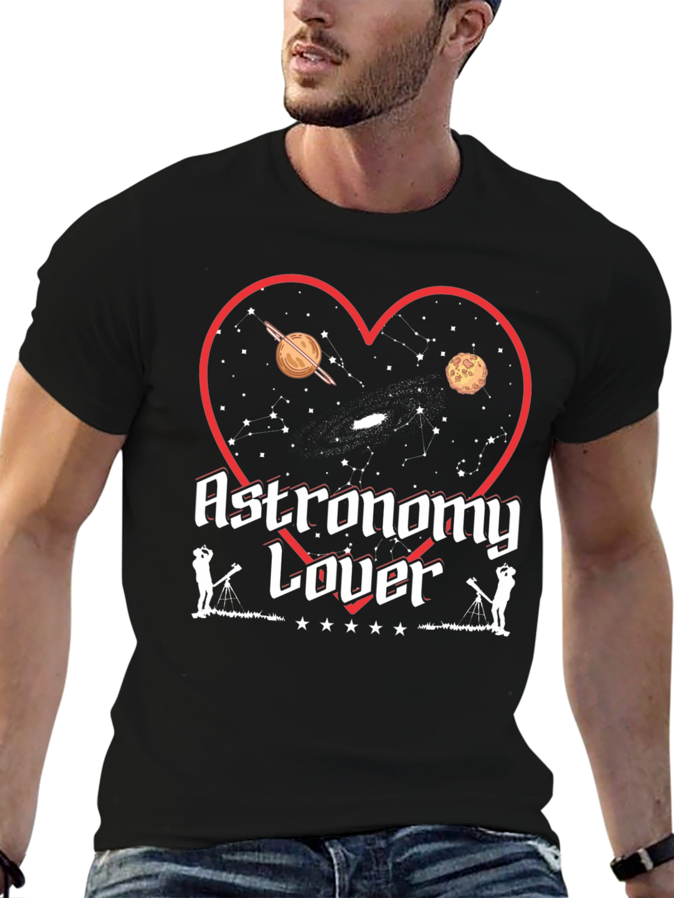 Astronomy Lover T-Shirt - Space Graphic Tee