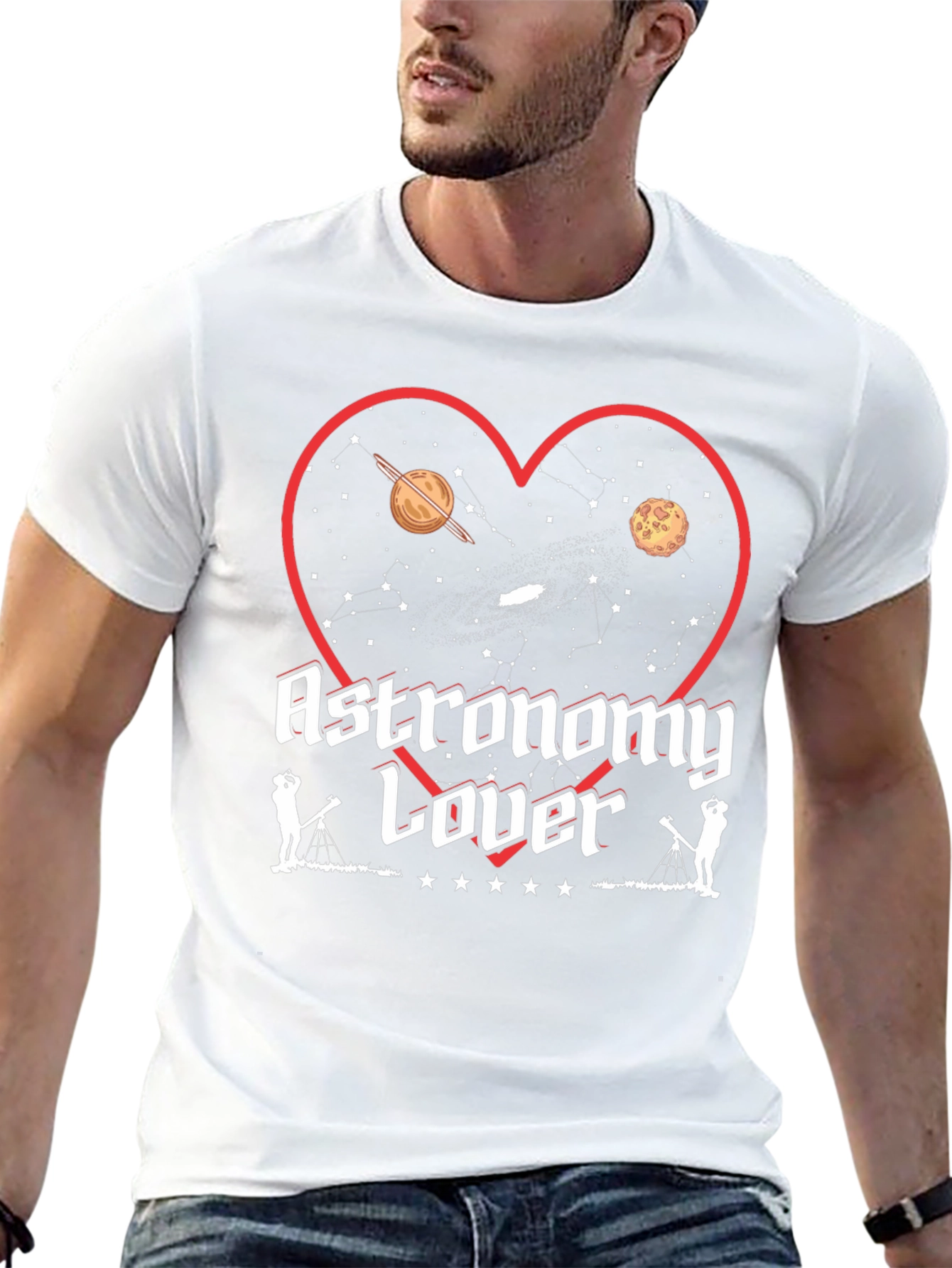 Astronomy Lover T-Shirt - Space Graphic Tee