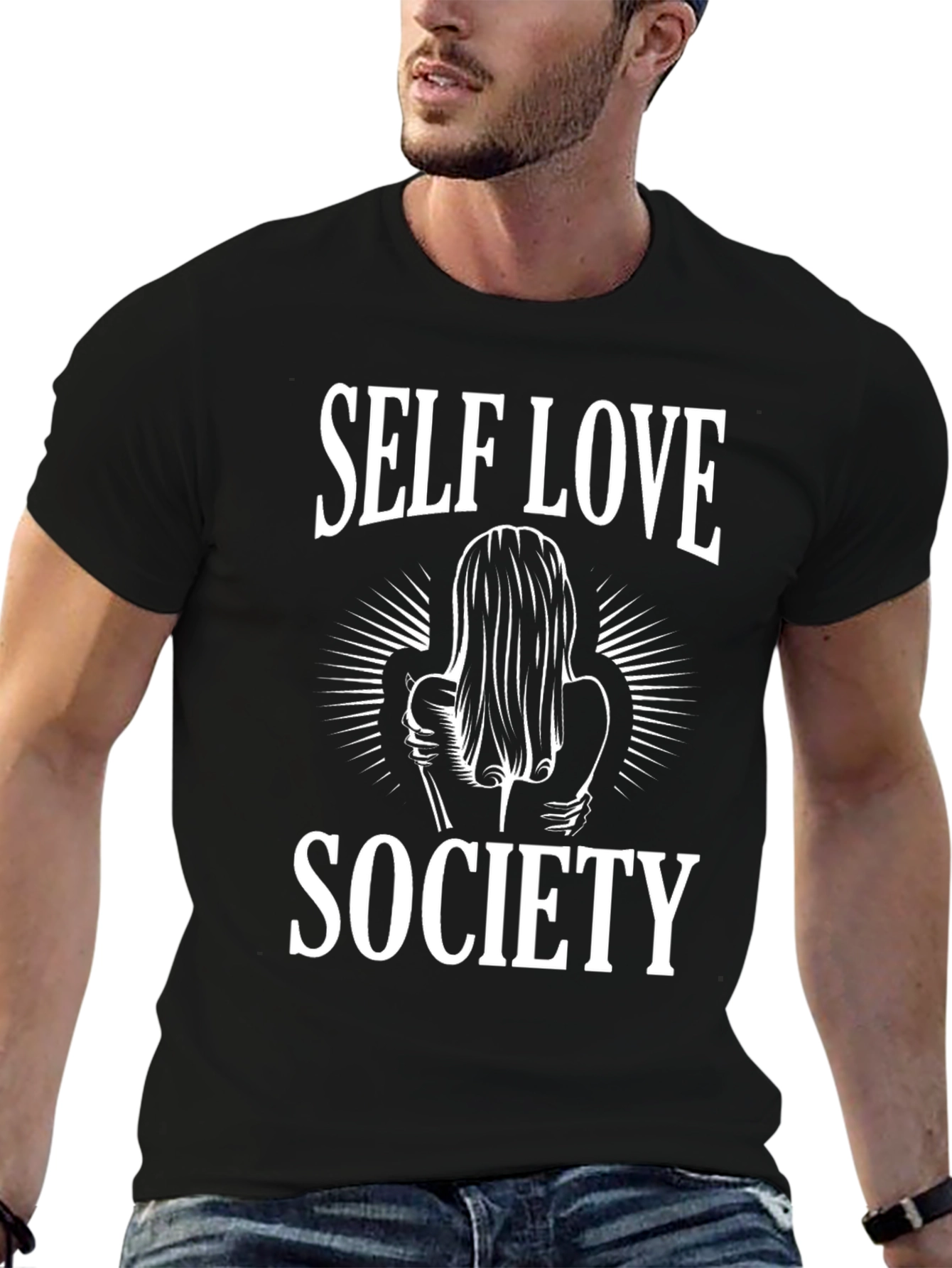 Self Love Society Graphic Tee - Black