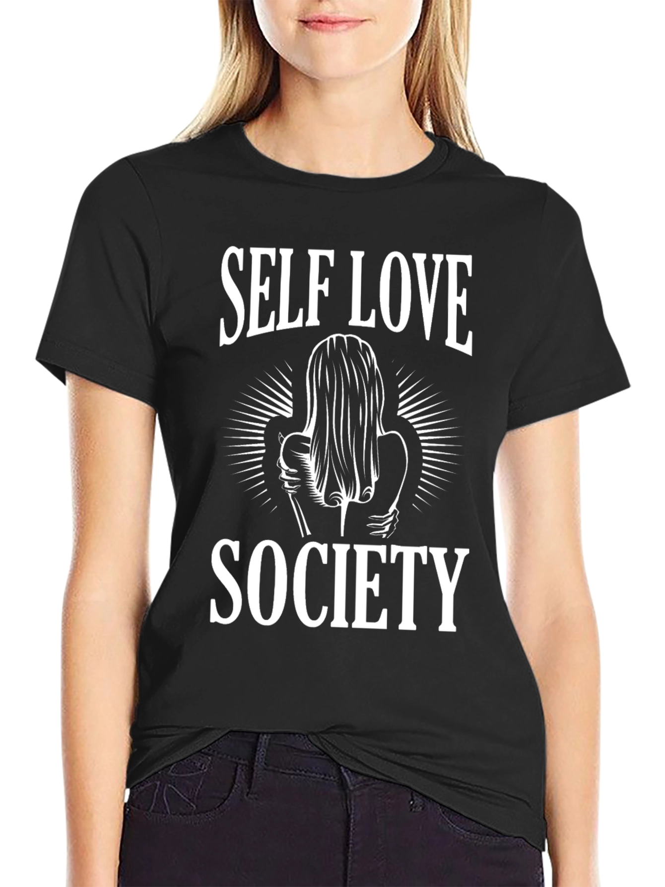 Self Love Society Graphic Tee - Black