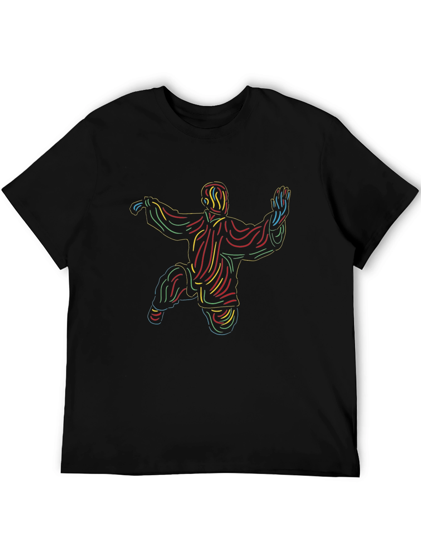 Tai Chi Black Graphic T-Shirt