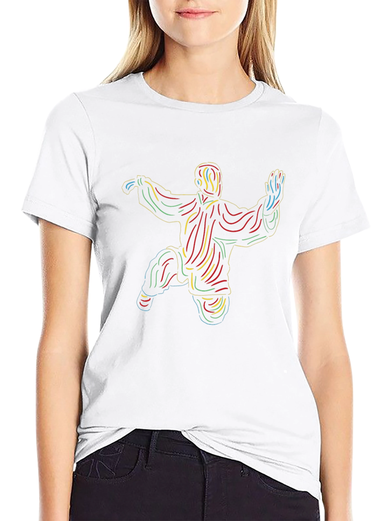 Tai Chi Black Graphic T-Shirt