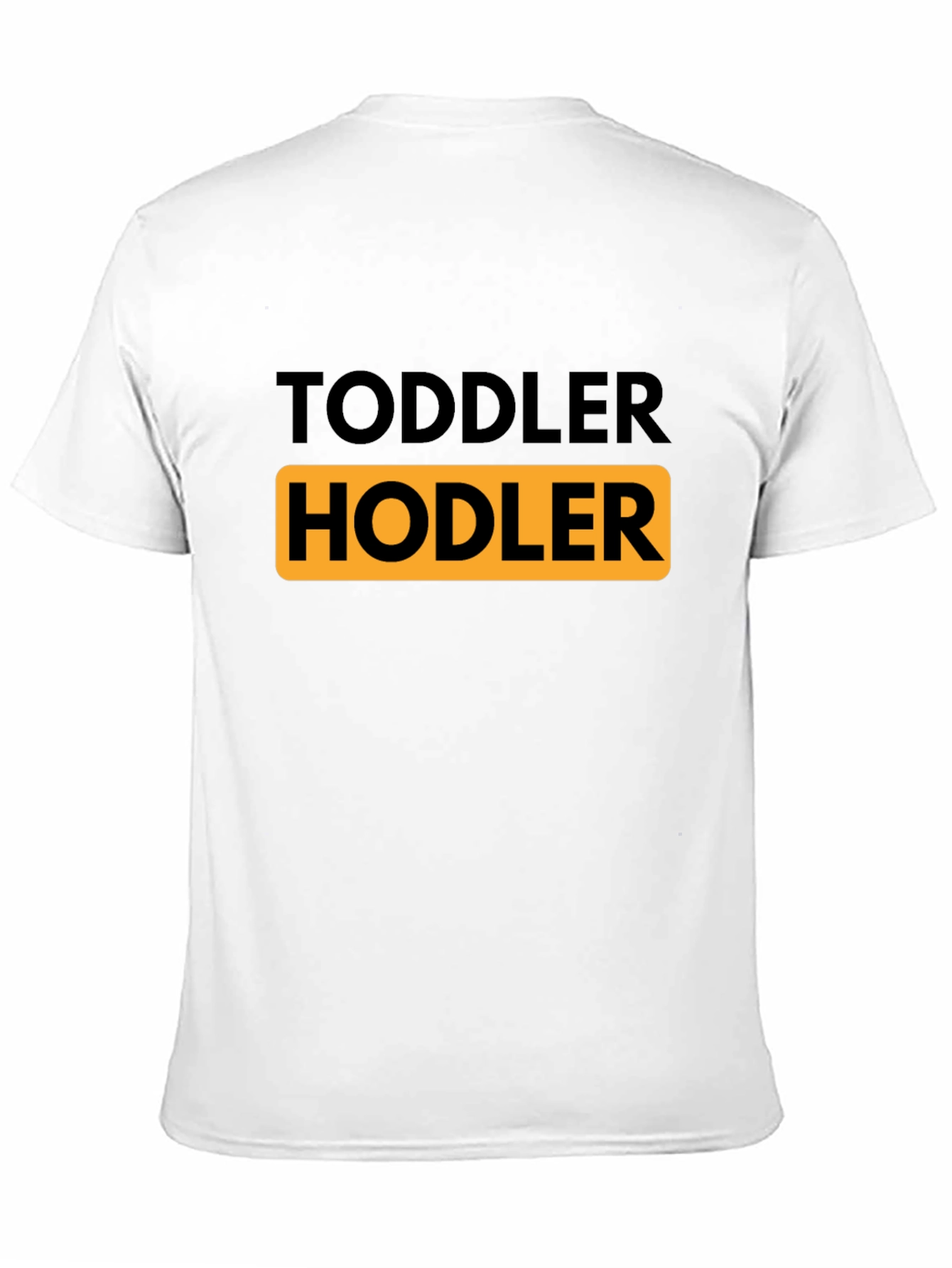 Toddler HODLER Black T-Shirt - Crypto Humor!