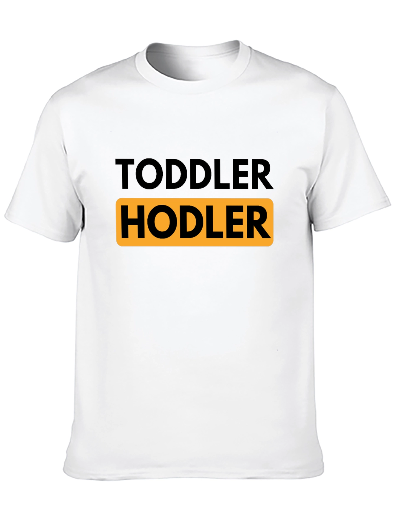 Toddler HODLER Black T-Shirt - Crypto Humor!