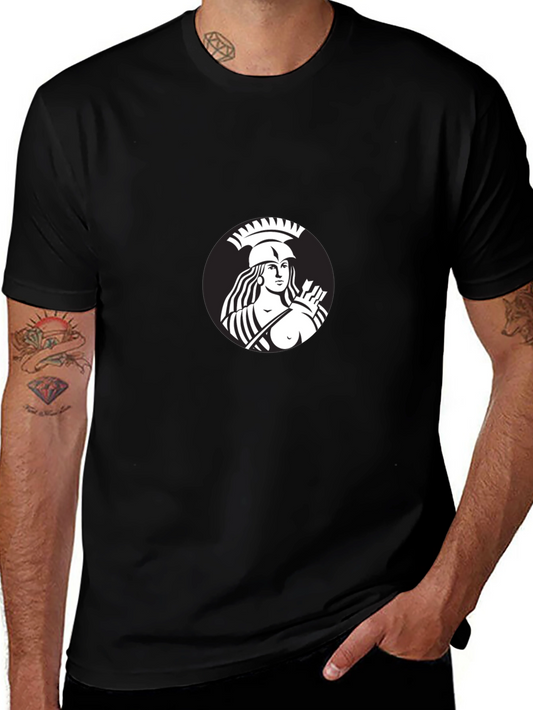 Black T-Shirt with Warrior Goddess Graphic Tee