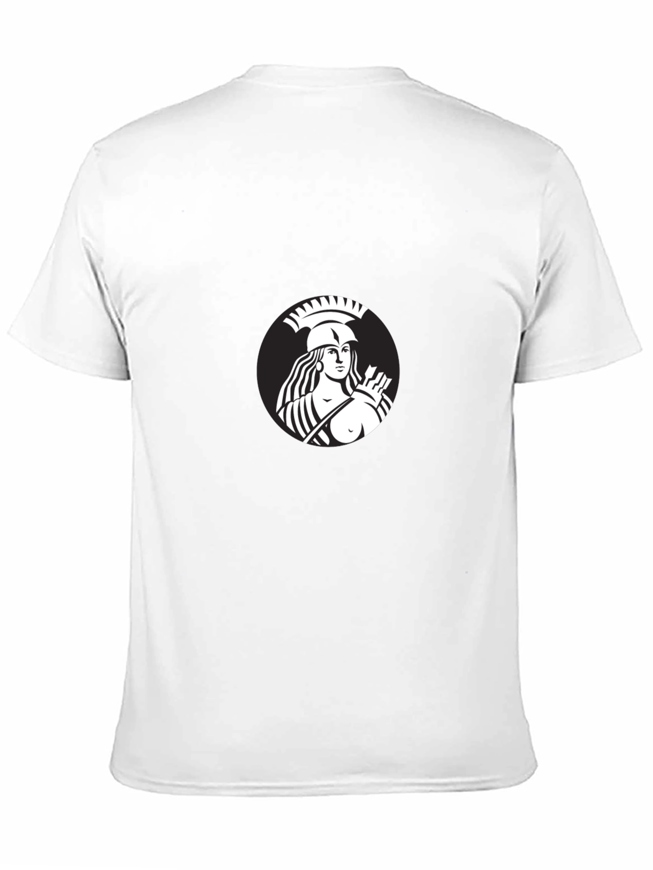 Black T-Shirt with Warrior Goddess Graphic Tee