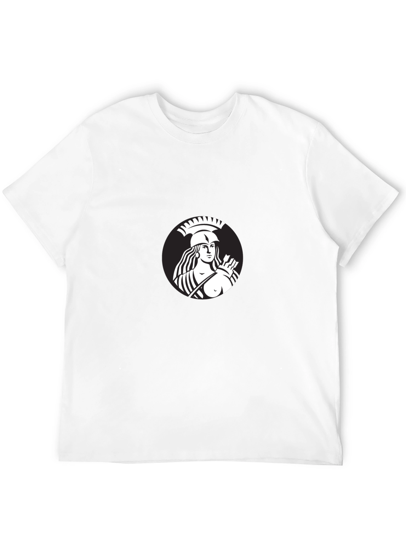 Black T-Shirt with Warrior Goddess Graphic Tee