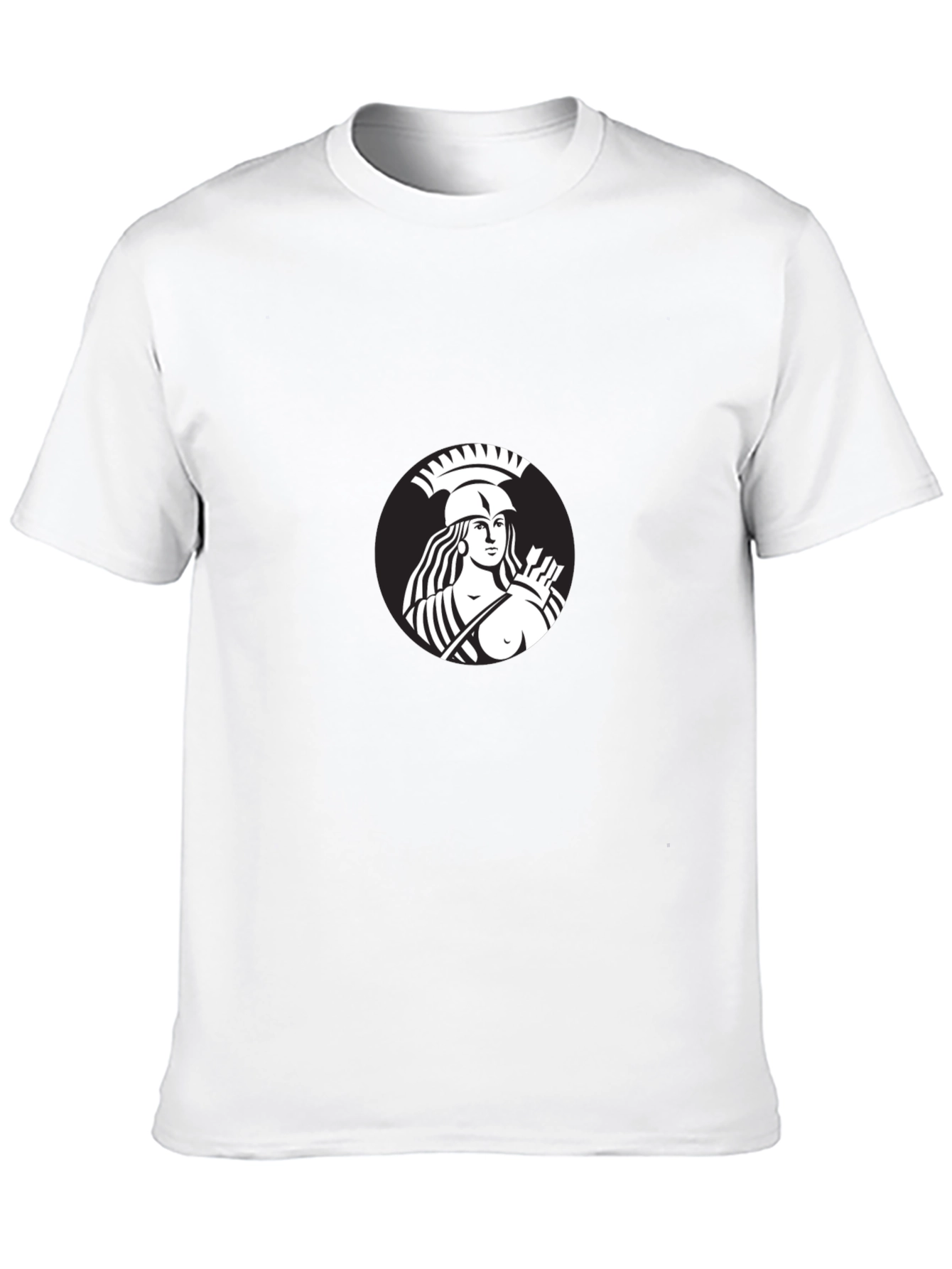 Black T-Shirt with Warrior Goddess Graphic Tee