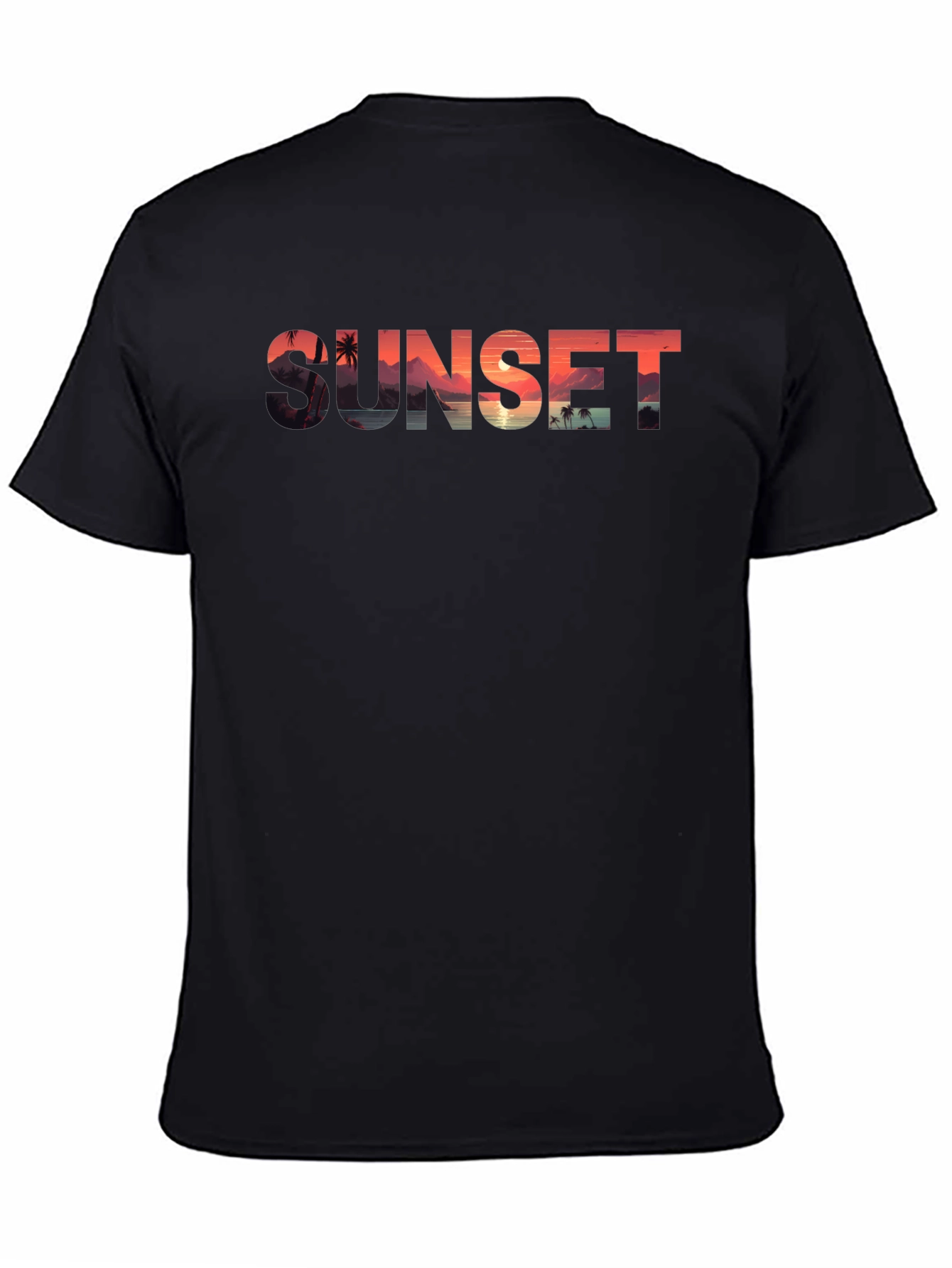 Sunset Graphic Tee - Tropical Vibes