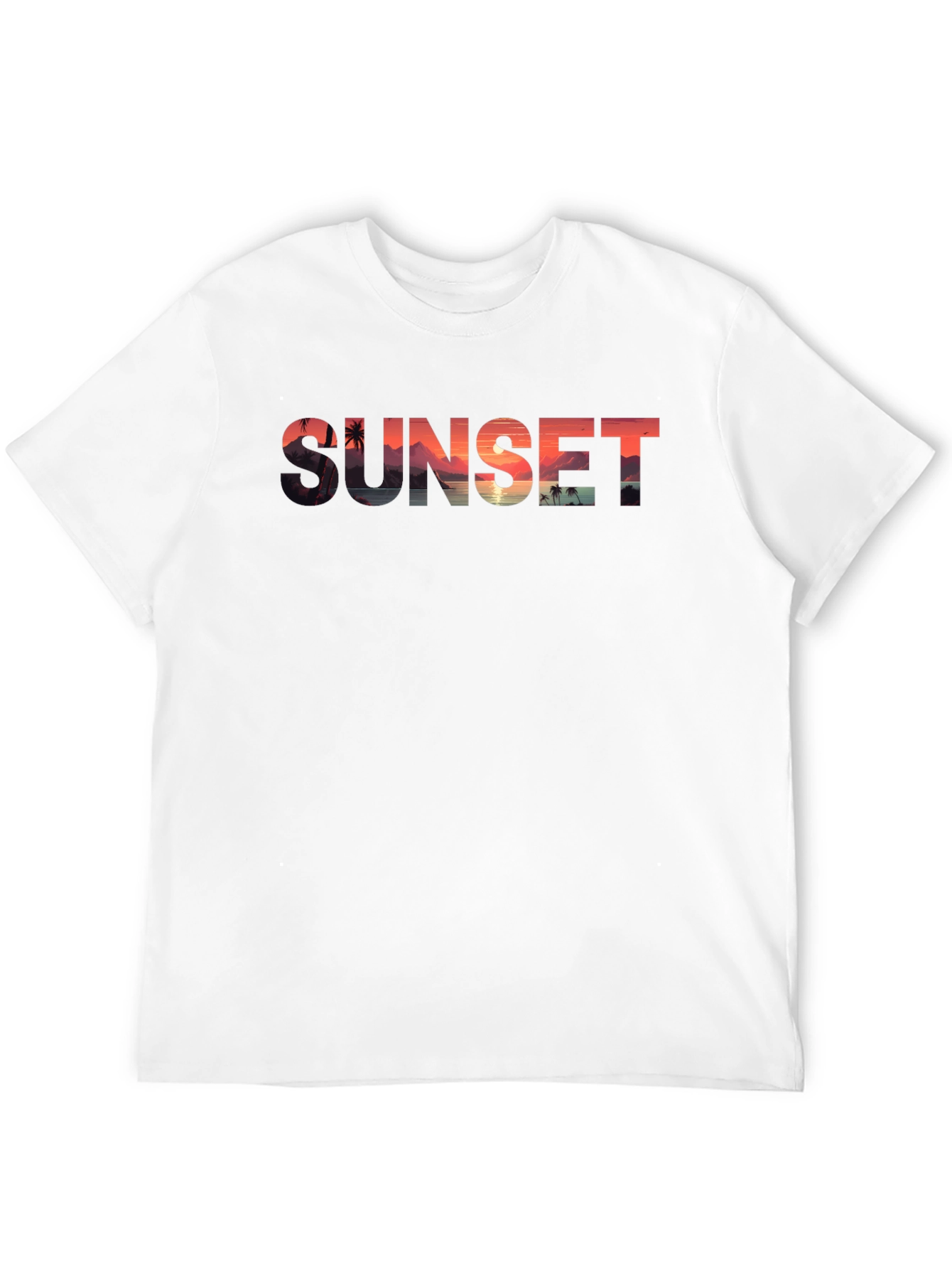 Sunset Graphic Tee - Tropical Vibes