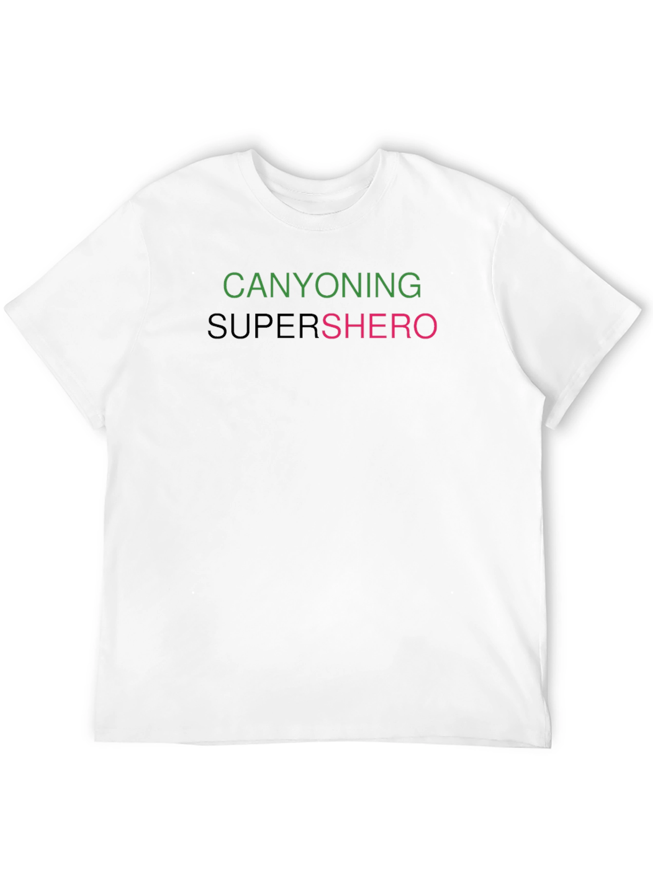 Canyoning Supershero Graphic Tee - Black