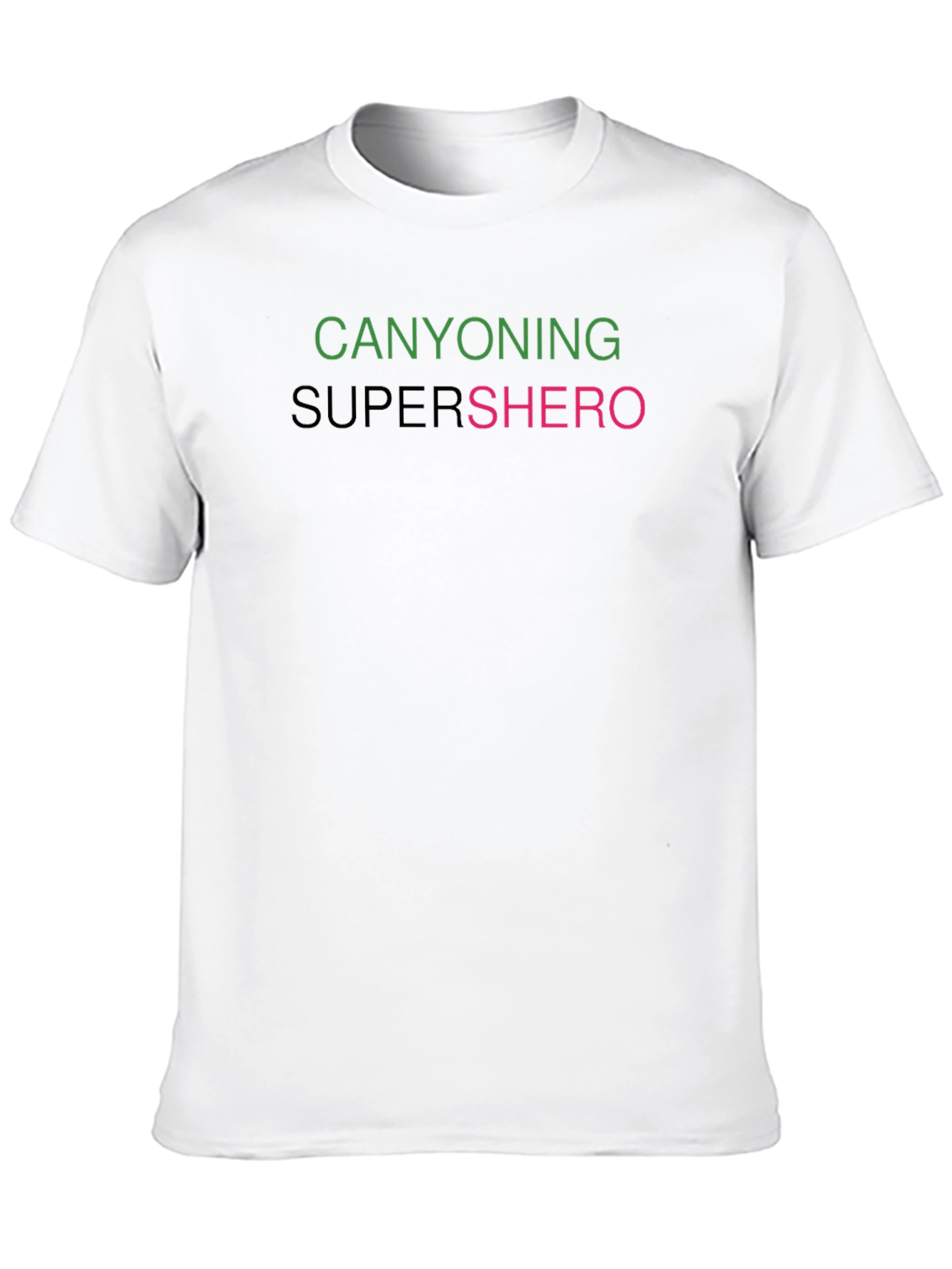 Canyoning Supershero Graphic Tee - Black