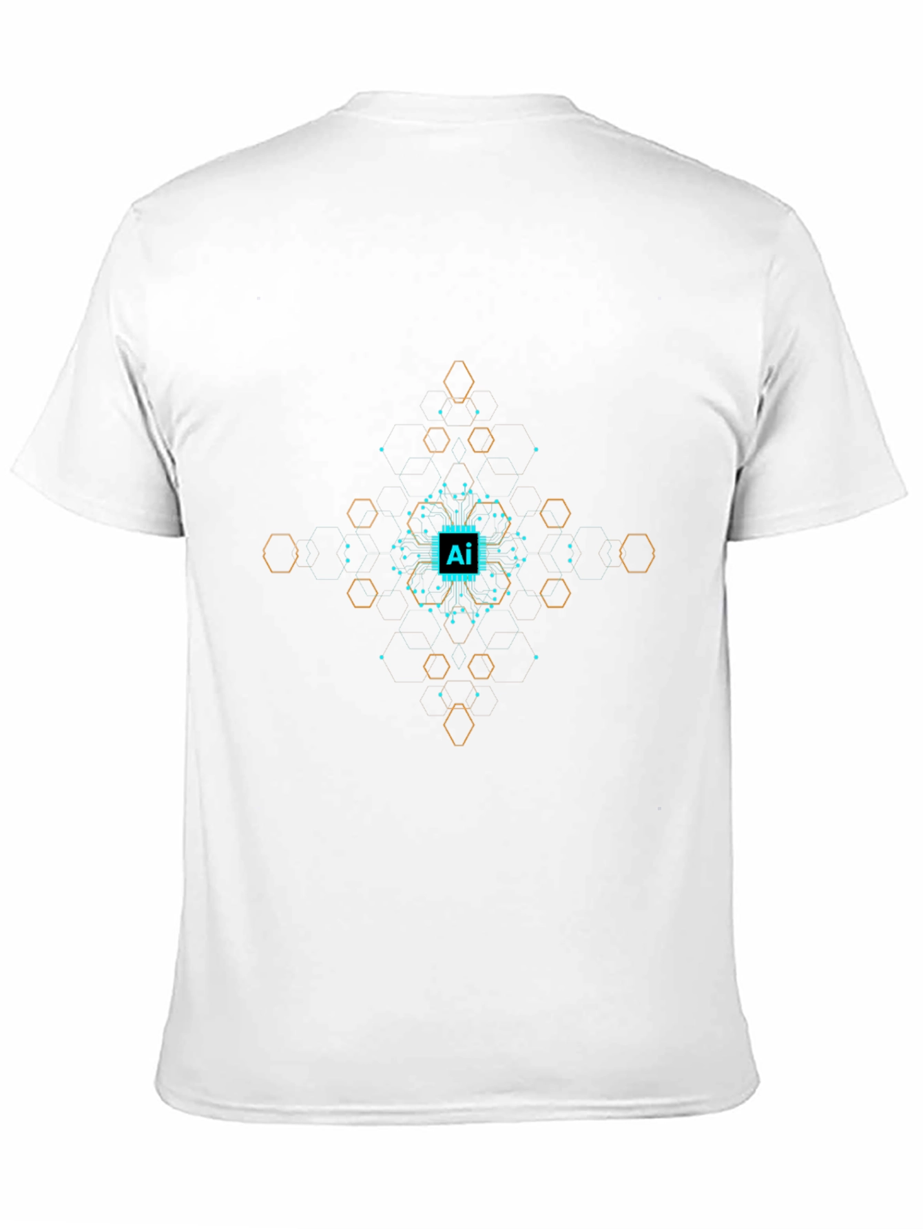 AI Tech Circuit Graphic T-Shirt