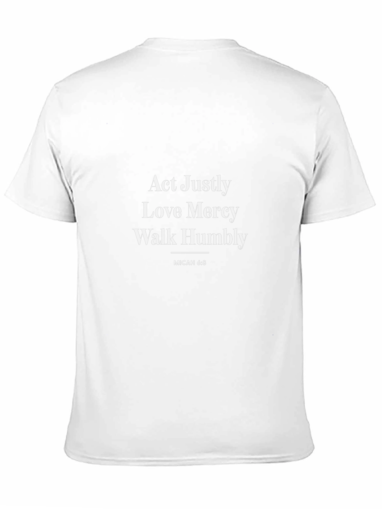 Act Justly Love Mercy Walk Humbly Graphic Tee