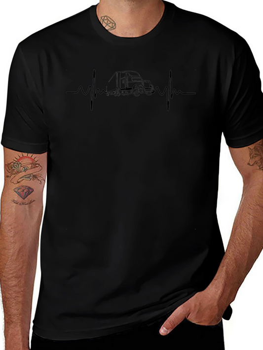 Trucker Heartbeat T-Shirt - Driver Life
