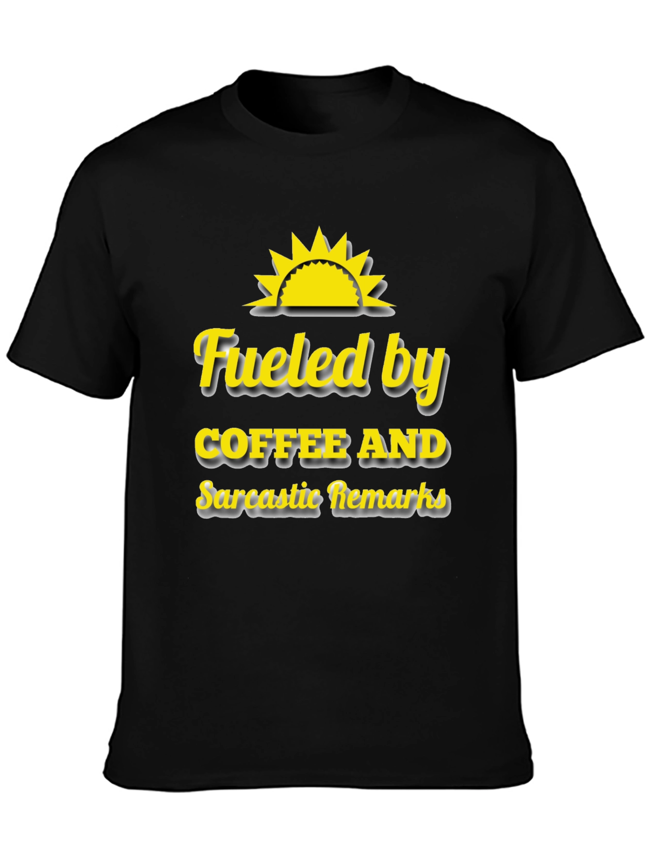 Coffee & Sarcasm T-Shirt - Funny Novelty Tee