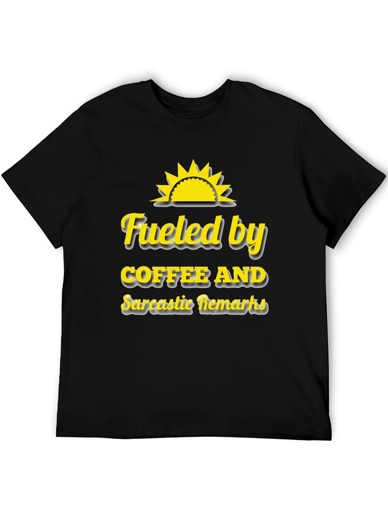Coffee & Sarcasm T-Shirt - Funny Novelty Tee