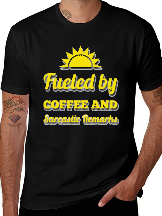 Coffee & Sarcasm T-Shirt - Funny Novelty Tee