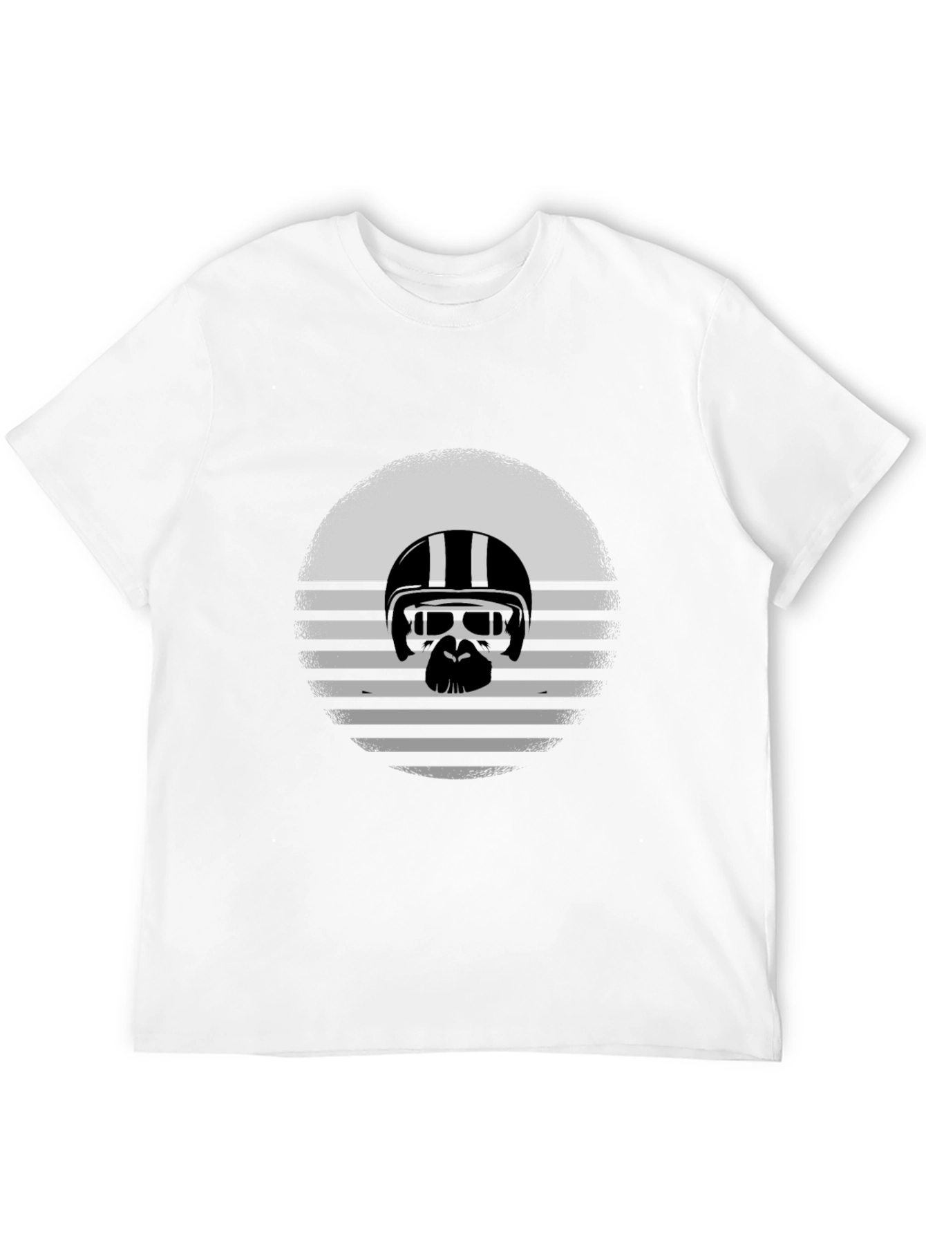 Retro Biker Gorilla Graphic Tee
