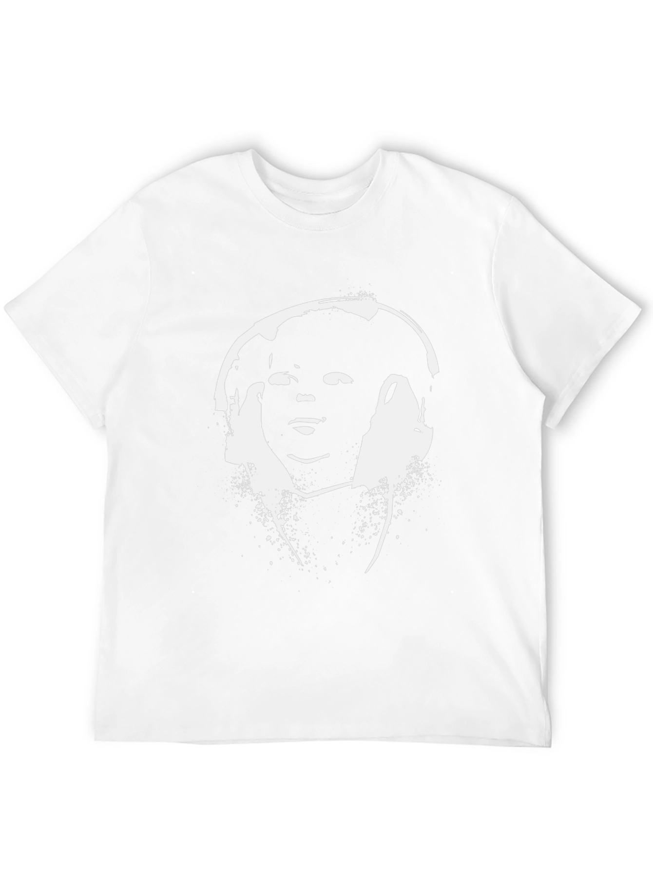 Abstract Graphic Black T-Shirt