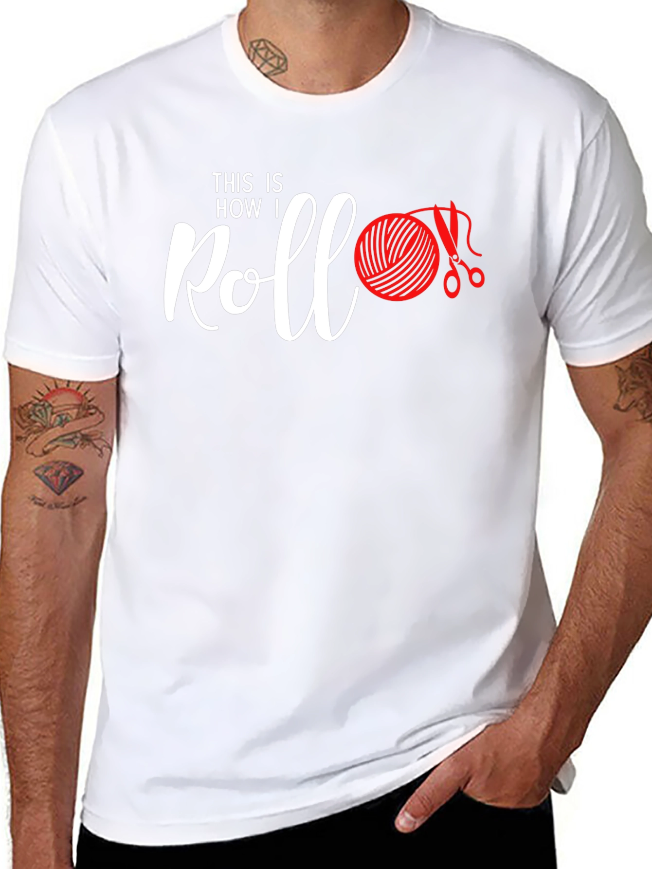 This Is How I Roll Knitting T-Shirt