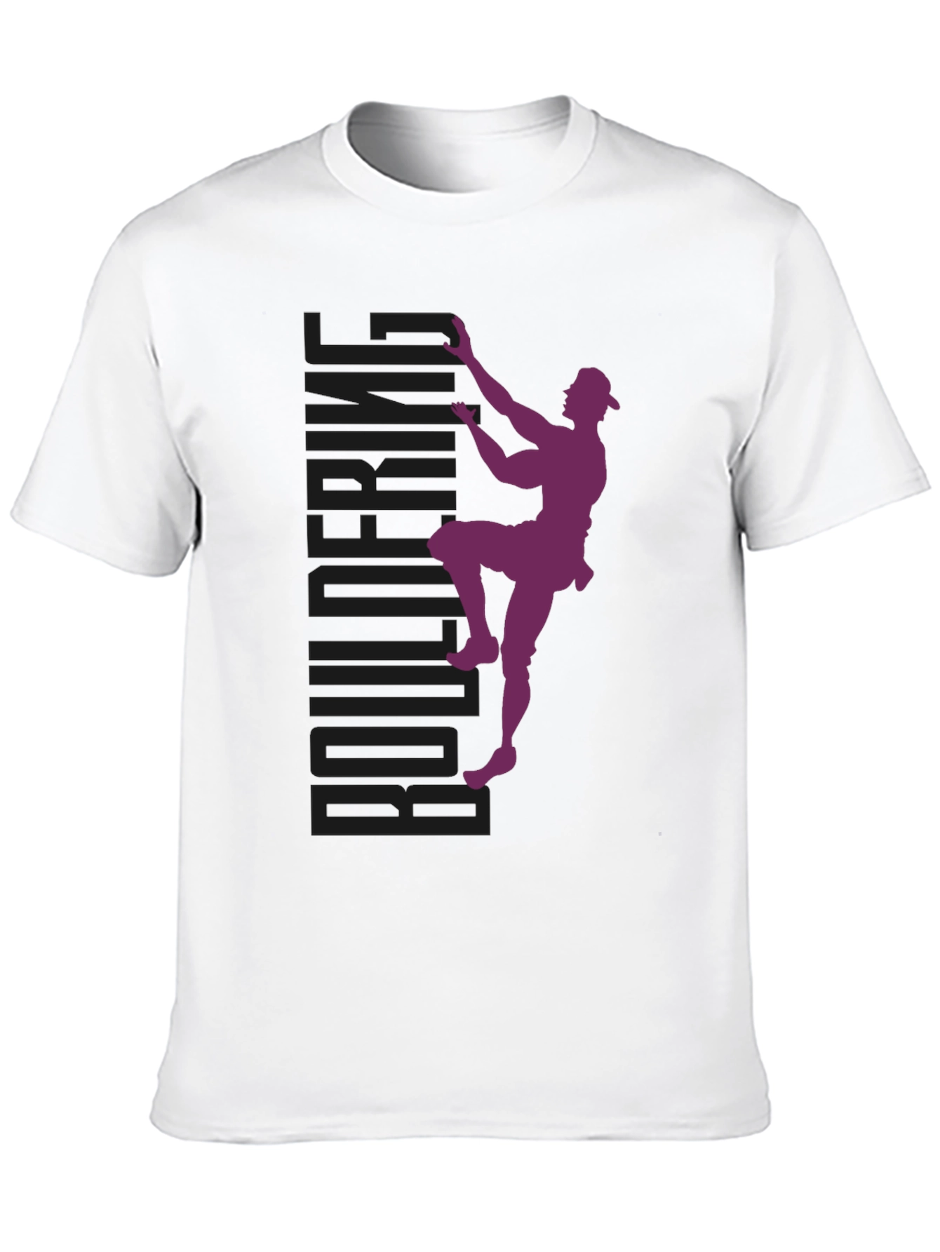 Bouldering Climber Graphic T-Shirt