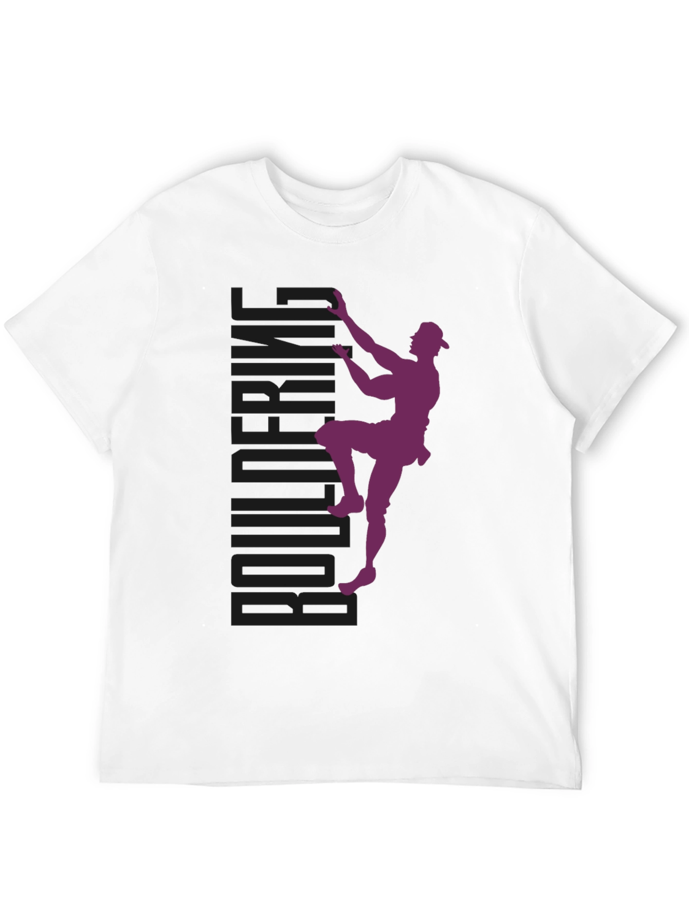 Bouldering Climber Graphic T-Shirt