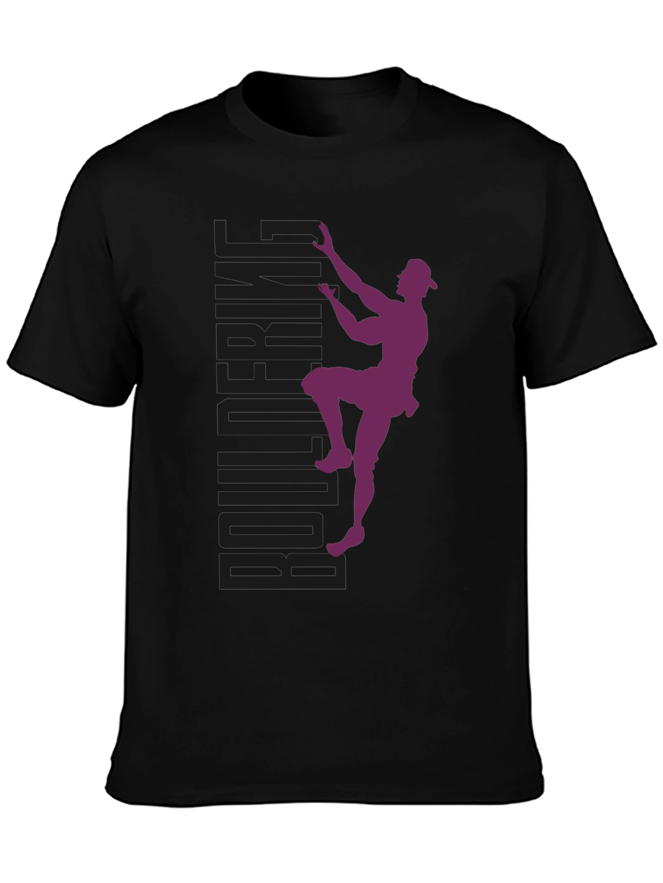 Bouldering Climber Graphic T-Shirt