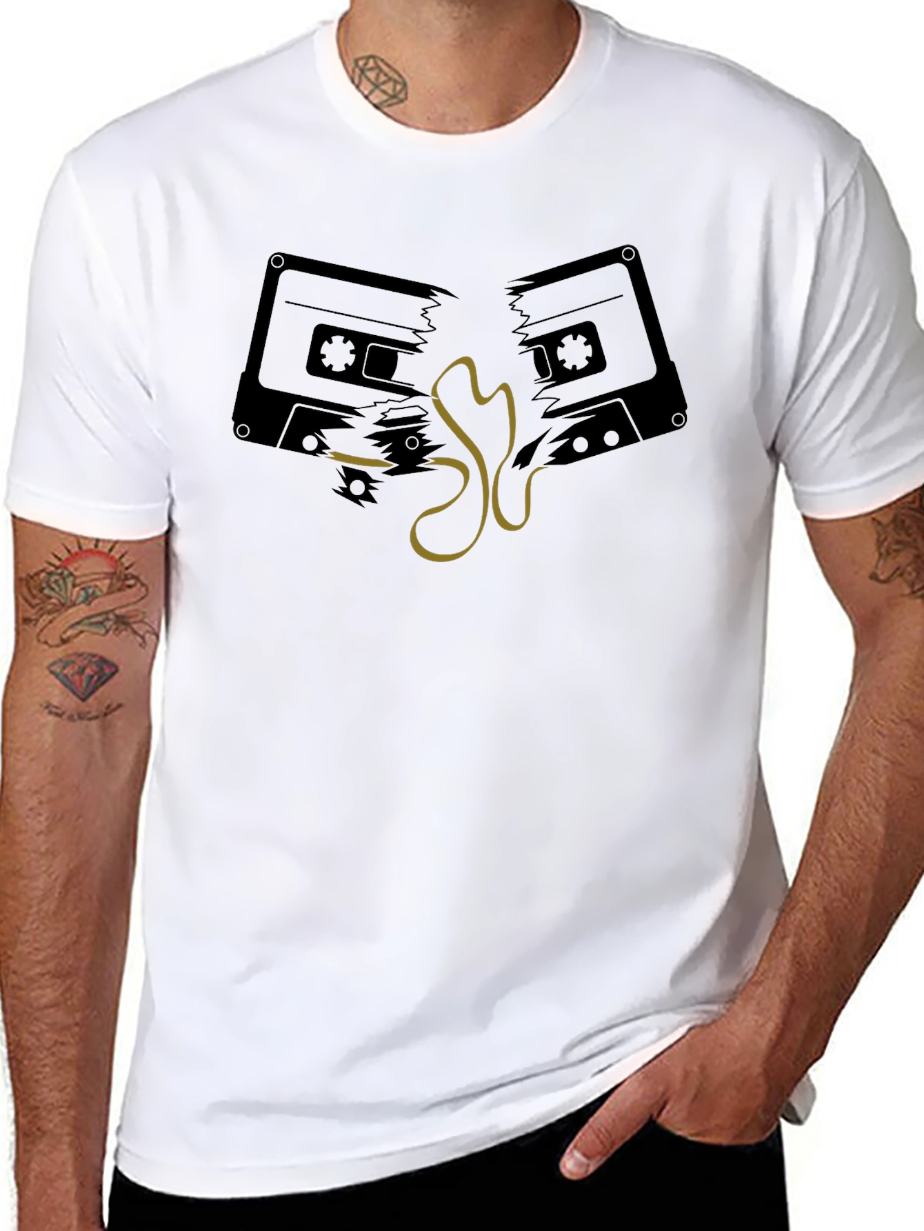 Retro Cassette Tape Graphic Tee